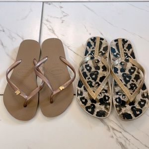 Lot of Girls FlipFlops Size 35/36